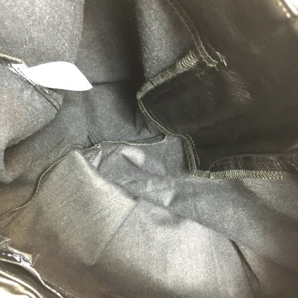 Kittenish Lace Up Front Blk Faux Leather Pants EUC - Picture 14 of 14